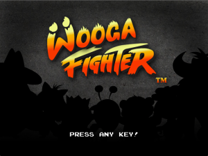 Wooga Fighter intro screen